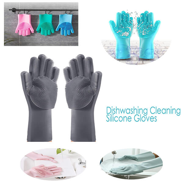 Silicone Dish-Washing Gloves